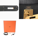 HERMES エルメス ケリー 32 内縫い 2WAY ブラック □E刻印(2001年頃) レディース ボックスカーフ ハンドバッグ ABランク 中古 銀蔵