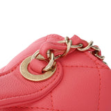 CHANEL シャネル ビジネスアフィニティ チェーンショルダー ピンク A93749 レディース キャビアスキン 2WAYバッグ Aランク 中古 銀蔵