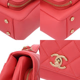 CHANEL シャネル ビジネスアフィニティ チェーンショルダー ピンク A93749 レディース キャビアスキン 2WAYバッグ Aランク 中古 銀蔵
