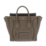 CELINE セリーヌ ラゲージ ナノ スリ 189243 レディース ドラムカーフ ハンドバッグ Aランク 中古 銀蔵