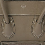 CELINE セリーヌ ラゲージ マイクロショッパー スリ 168243DRU.09SO レディース ドラムドカーフ ハンドバッグ Aランク 中古 銀蔵