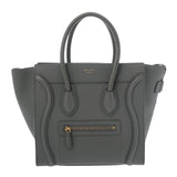 CELINE セリーヌ ラゲージ マイクロ コール 189793AQL.10KL レディース ドラムドカーフスキン ハンドバッグ ABランク 中古 銀蔵