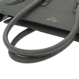 CELINE セリーヌ ラゲージ マイクロ コール 189793AQL.10KL レディース ドラムドカーフスキン ハンドバッグ ABランク 中古 銀蔵