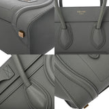CELINE セリーヌ ラゲージ マイクロ コール 189793AQL.10KL レディース ドラムドカーフスキン ハンドバッグ ABランク 中古 銀蔵