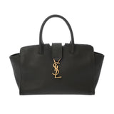 SAINT LAURENT サンローラン ダウンタウン ベイビー グレー 635346 レディース グレインレザー ハンドバッグ ABランク 中古 銀蔵