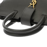 SAINT LAURENT サンローラン ダウンタウン ベイビー グレー 635346 レディース グレインレザー ハンドバッグ ABランク 中古 銀蔵