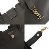 SAINT LAURENT サンローラン ダウンタウン ベイビー グレー 635346 レディース グレインレザー ハンドバッグ ABランク 中古 銀蔵