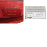 CHRISTIAN DIOR クリスチャンディオール サドルバッグ レッド M0447CWGH レディース レザー ボディバッグ ABランク 中古 銀蔵