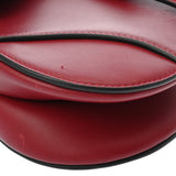 CHRISTIAN DIOR クリスチャンディオール サドルバッグ レッド M0447CWGH レディース レザー ボディバッグ ABランク 中古 銀蔵
