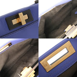 FENDI フェンディ ピーカブー パープル 8BN290 レディース レザー ハンドバッグ Aランク 中古 銀蔵