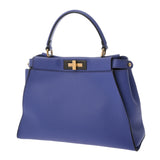 FENDI フェンディ ピーカブー パープル 8BN290 レディース レザー ハンドバッグ Aランク 中古 銀蔵