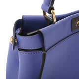 FENDI フェンディ ピーカブー パープル 8BN290 レディース レザー ハンドバッグ Aランク 中古 銀蔵