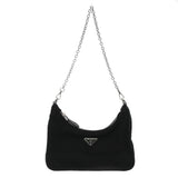 PRADA プラダ Re-Edition 2005 ブラック 1BH204 レディース ナイロン ショルダーバッグ Aランク 中古 銀蔵