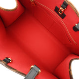 LOUIS VUITTON ルイヴィトン モノグラムリバース オンザゴー MM ブラウン M45321 レディース モノグラムキャンバス ハンドバッグ Aランク 中古 銀蔵
