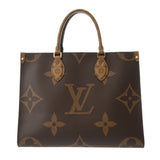 LOUIS VUITTON ルイヴィトン モノグラムリバース オンザゴー MM ブラウン M45321 レディース モノグラムキャンバス ハンドバッグ Aランク 中古 銀蔵
