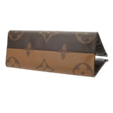 LOUIS VUITTON ルイヴィトン モノグラムリバース オンザゴー MM ブラウン M45321 レディース モノグラムキャンバス ハンドバッグ Aランク 中古 銀蔵