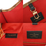 LOUIS VUITTON ルイヴィトン モノグラムリバース オンザゴー MM ブラウン M45321 レディース モノグラムキャンバス ハンドバッグ ABランク 中古 銀蔵