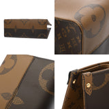 LOUIS VUITTON ルイヴィトン モノグラムリバース オンザゴー MM ブラウン M45321 レディース モノグラムキャンバス ハンドバッグ ABランク 中古 銀蔵