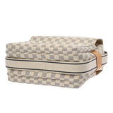 LOUIS VUITTON ルイヴィトン ダミエアズール ナヴィグリオ ホワイト N51189 ユニセックス ダミエアズールキャンバス ショルダーバッグ ABランク 中古 銀蔵