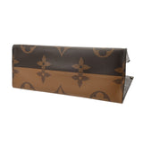 LOUIS VUITTON ルイヴィトン モノグラムリバース オンザゴー GM 旧型 ブラウン M44576 ユニセックス モノグラムキャンバス ハンドバッグ Aランク 中古 銀蔵