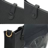 HERMES エルメス エヴリン TPM アマゾン ブラック Z刻印(2021年頃) レディース トリヨンクレマンス ショルダーバッグ Aランク 中古 銀蔵