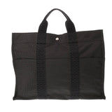 HERMES エルメス エールライン MM グレー ユニセックス キャンバス トートバッグ Aランク 中古 銀蔵