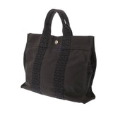 HERMES エルメス エールライン トート PM グレー ユニセックス キャンバス トートバッグ ABランク 中古 銀蔵