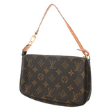LOUIS VUITTON ルイヴィトン モノグラム ポシェット アクセソワール ブラウン M51980 レディース モノグラムキャンバス アクセサリーポーチ Bランク 中古 銀蔵