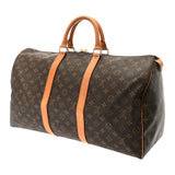 LOUIS VUITTON ルイヴィトン モノグラム キーポル 50 ブラウン M41426 ユニセックス モノグラムキャンバス ボストンバッグ Bランク 中古 銀蔵