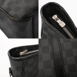 LOUIS VUITTON ルイヴィトン ダミエグラフィット タダオ PM 2WAY ブラック N41259 メンズ ダミエキャンバス トートバッグ Bランク 中古 銀蔵