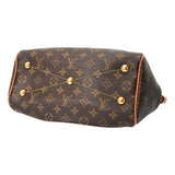 LOUIS VUITTON ルイヴィトン モノグラム ティボリ PM ブラウン M40143 レディース モノグラムキャンバス ハンドバッグ ABランク 中古 銀蔵