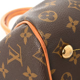 LOUIS VUITTON ルイヴィトン モノグラム ティボリ PM ブラウン M40143 レディース モノグラムキャンバス ハンドバッグ ABランク 中古 銀蔵
