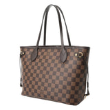 LOUIS VUITTON ルイヴィトン ダミエ ネヴァーフル PM ブラウン N40600 レディース ダミエキャンバス トートバッグ Aランク 中古 銀蔵