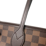 LOUIS VUITTON ルイヴィトン ダミエ ネヴァーフル PM ブラウン N40600 レディース ダミエキャンバス トートバッグ Aランク 中古 銀蔵