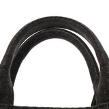 PRADA プラダ カナパ トート ミニ 2WAY ブラック レディース デニム ハンドバッグ ABランク 中古 銀蔵