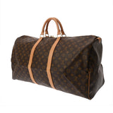 LOUIS VUITTON ルイヴィトン モノグラム キーポル 60 ブラウン M41422 ユニセックス モノグラムキャンバス ボストンバッグ ABランク 中古 銀蔵