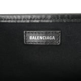 BALENCIAGA バレンシアガ ネイビーカバス XS ブラック/ホワイト 390346 レディース キャンバス レザー ハンドバッグ Aランク 中古 銀蔵