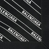 BALENCIAGA バレンシアガ ネイビーカバス XS ブラック/ホワイト 390346 レディース キャンバス レザー ハンドバッグ Aランク 中古 銀蔵
