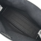 BALENCIAGA バレンシアガ ネイビーカバス XS ブラック/ホワイト 390346 レディース キャンバス レザー ハンドバッグ Aランク 中古 銀蔵