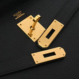 HERMES エルメス ケリー 32 外縫い 2WAY ブラック ○U刻印(1991年頃) レディース アルデンヌ ハンドバッグ ABランク 中古 銀蔵