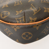 LOUIS VUITTON ルイヴィトン モノグラム オデオン PM ブラウン M56390 レディース モノグラムキャンバス ショルダーバッグ Bランク 中古 銀蔵