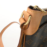 LOUIS VUITTON ルイヴィトン モノグラム オデオン PM ブラウン M56390 レディース モノグラムキャンバス ショルダーバッグ Bランク 中古 銀蔵