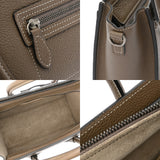 CELINE セリーヌ ラゲージ ナノ 2WAY スリ 189243DRU.09SO レディース ドラムドカーフ ハンドバッグ ABランク 中古 銀蔵