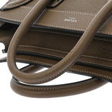 CELINE セリーヌ ラゲージ ナノ 2WAY スリ 189243DRU.09SO レディース ドラムドカーフ ハンドバッグ ABランク 中古 銀蔵
