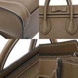 CELINE セリーヌ ラゲージ ナノ 2WAY スリ 189243DRU.09SO レディース ドラムドカーフ ハンドバッグ ABランク 中古 銀蔵