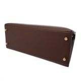 HERMES エルメス ケリー 28 外縫い 2WAY ショコラ □D刻印(2000年頃) レディース ヴォーエプソン ハンドバッグ Aランク 中古 銀蔵