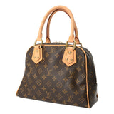 LOUIS VUITTON ルイヴィトン モノグラム マンハッタン PM ブラウン M40026 レディース モノグラムキャンバス ハンドバッグ ABランク 中古 銀蔵