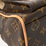 LOUIS VUITTON ルイヴィトン モノグラム マンハッタン PM ブラウン M40026 レディース モノグラムキャンバス ハンドバッグ ABランク 中古 銀蔵