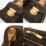 LOUIS VUITTON ルイヴィトン モノグラム マンハッタン PM ブラウン M40026 レディース モノグラムキャンバス ハンドバッグ ABランク 中古 銀蔵
