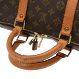 LOUIS VUITTON ルイヴィトン モノグラム キーポル バンドリエール 55 ブラウン M41414 ユニセックス モノグラムキャンバス ボストンバッグ Bランク 中古 銀蔵